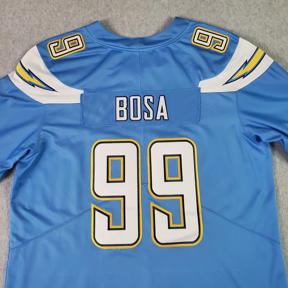 Nike Los Angeles Chargers Jersey Mens 2XL Blue NFL Players Joey Bosa 99 On Field - Picture 11 of 16